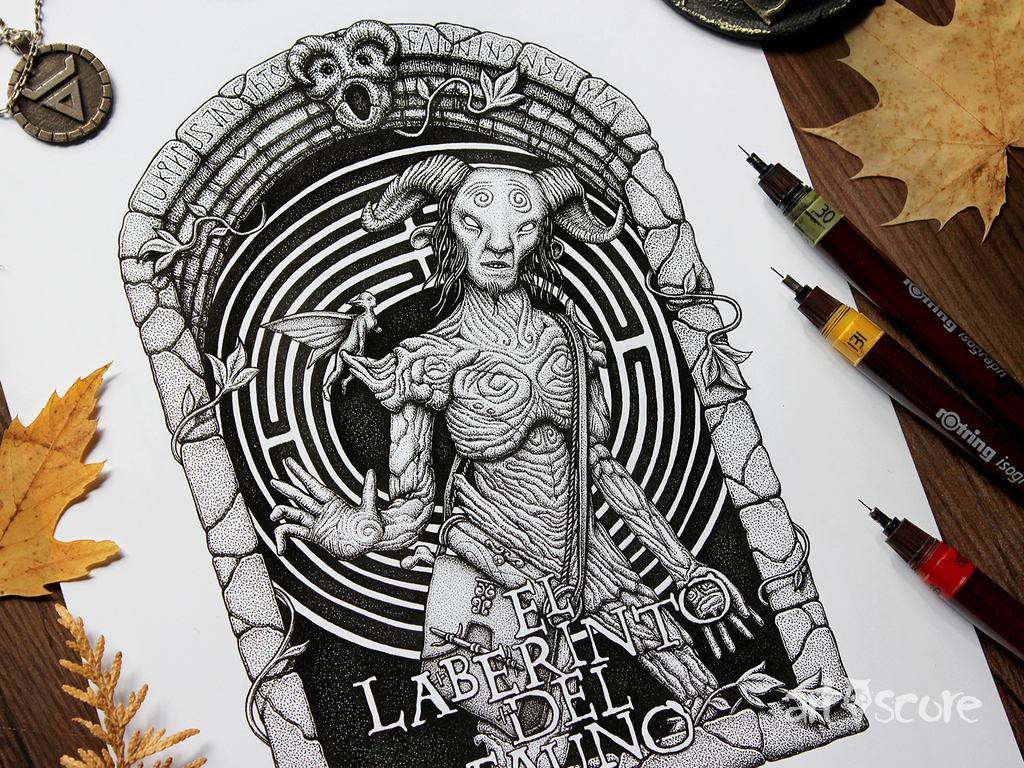 "Pan's Labyrinth" design/original drawing