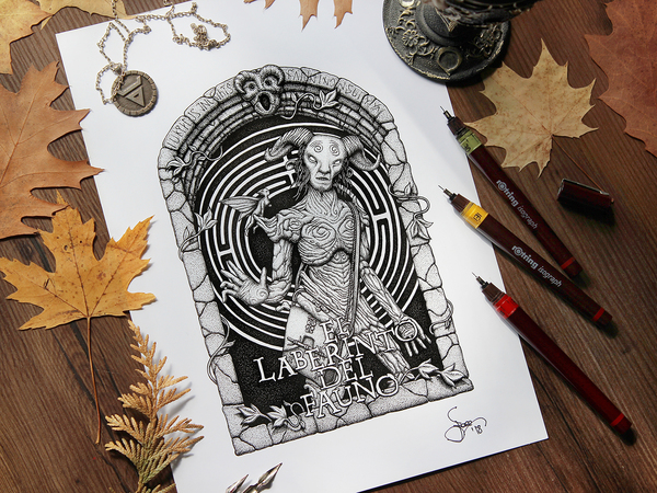 "Pan's Labyrinth" design/original drawing