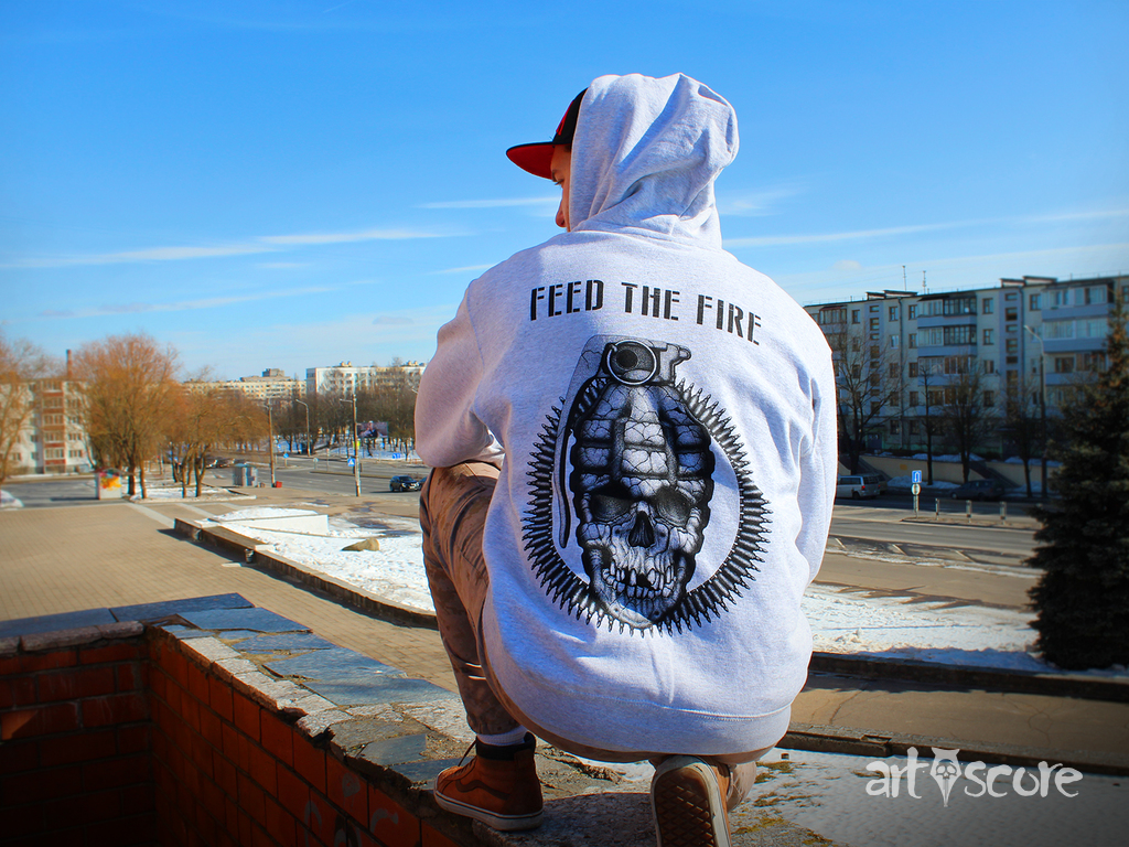 "Feed the fire" t-shirts